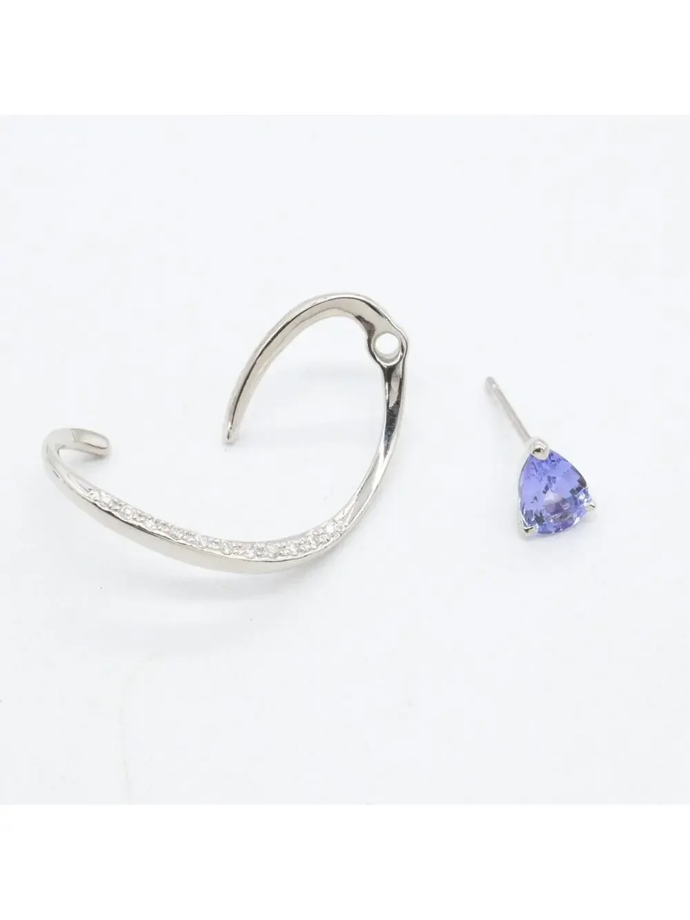 Star Jewelry Tanzanite Diamond Pierced #300246S10B